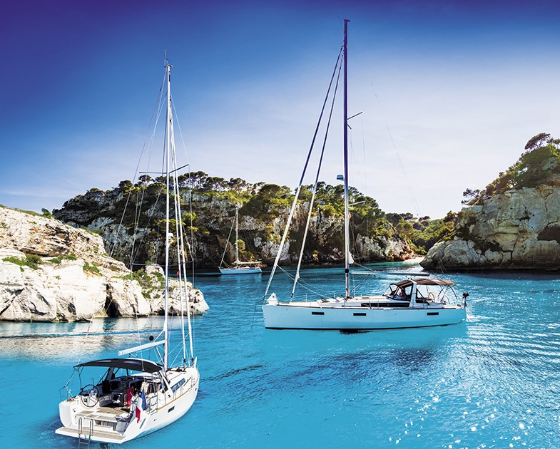 Diamantmalerei - Yacht, 40x50 cm