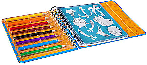 Kompakte lernende Spiel für die Reise - Zeichnen auf Reisen. Piraten