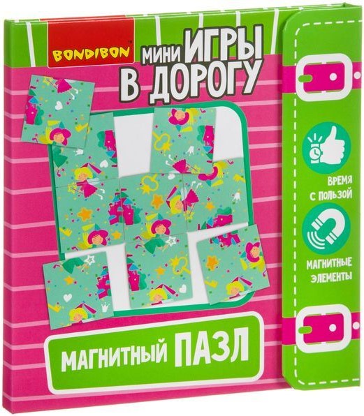 Kompaktā attīstošā spēle ceļojumam - Magnētiskais puzlis