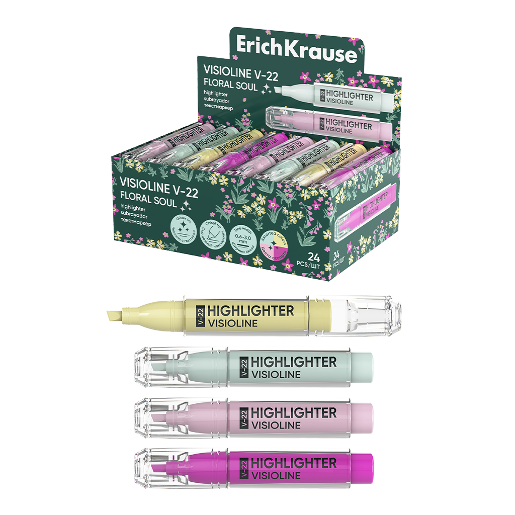 Tekstizīmulis - Visioline V-22 Floral Soul, dažādībā