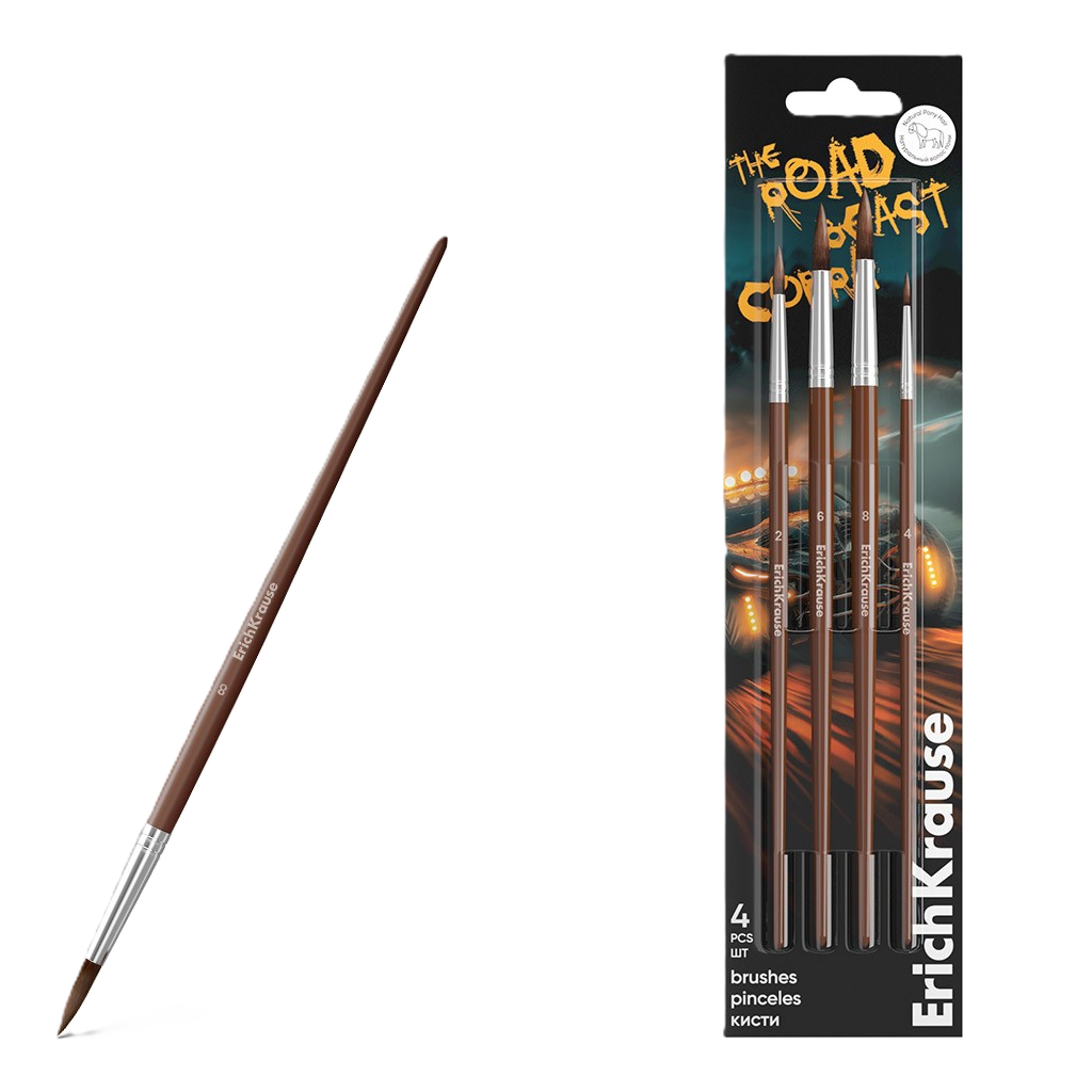 Pędzle - Road Beast, do akwareli i gouache