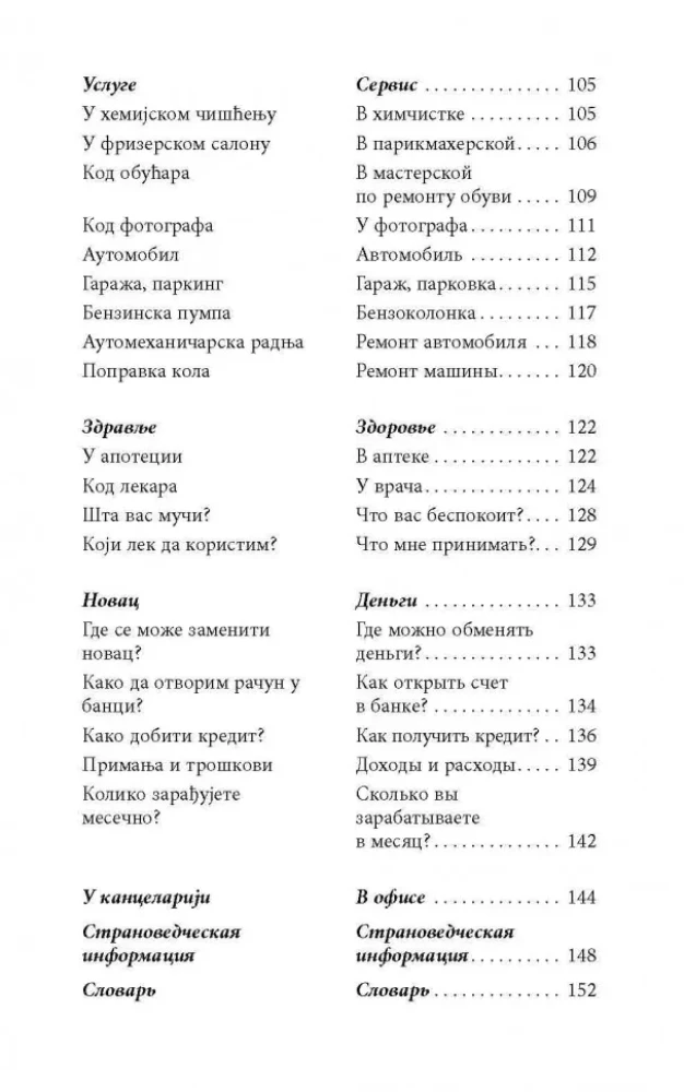 Rozmowny serbski w dialogach