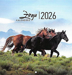 Sienas kalendārs 2026. gadam - Zirgus, A5