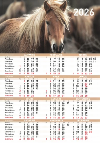 Kalendārs-plakāts 2026. gadam