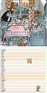 Kalender 2026. Familienplaner mit Petson und Findus