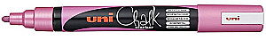 Kreidestift Uni PWE-5M, 2,5 mm, spitz, metallic pink