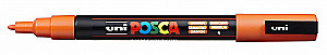 Marker UNI "POSCA" PC-3M, 0,9-1,3 mm, kuulfäär ots, №4 värv oranž
