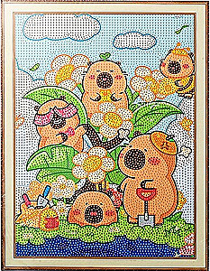 Diamantmosaik - Süßwassermeerschweinchen