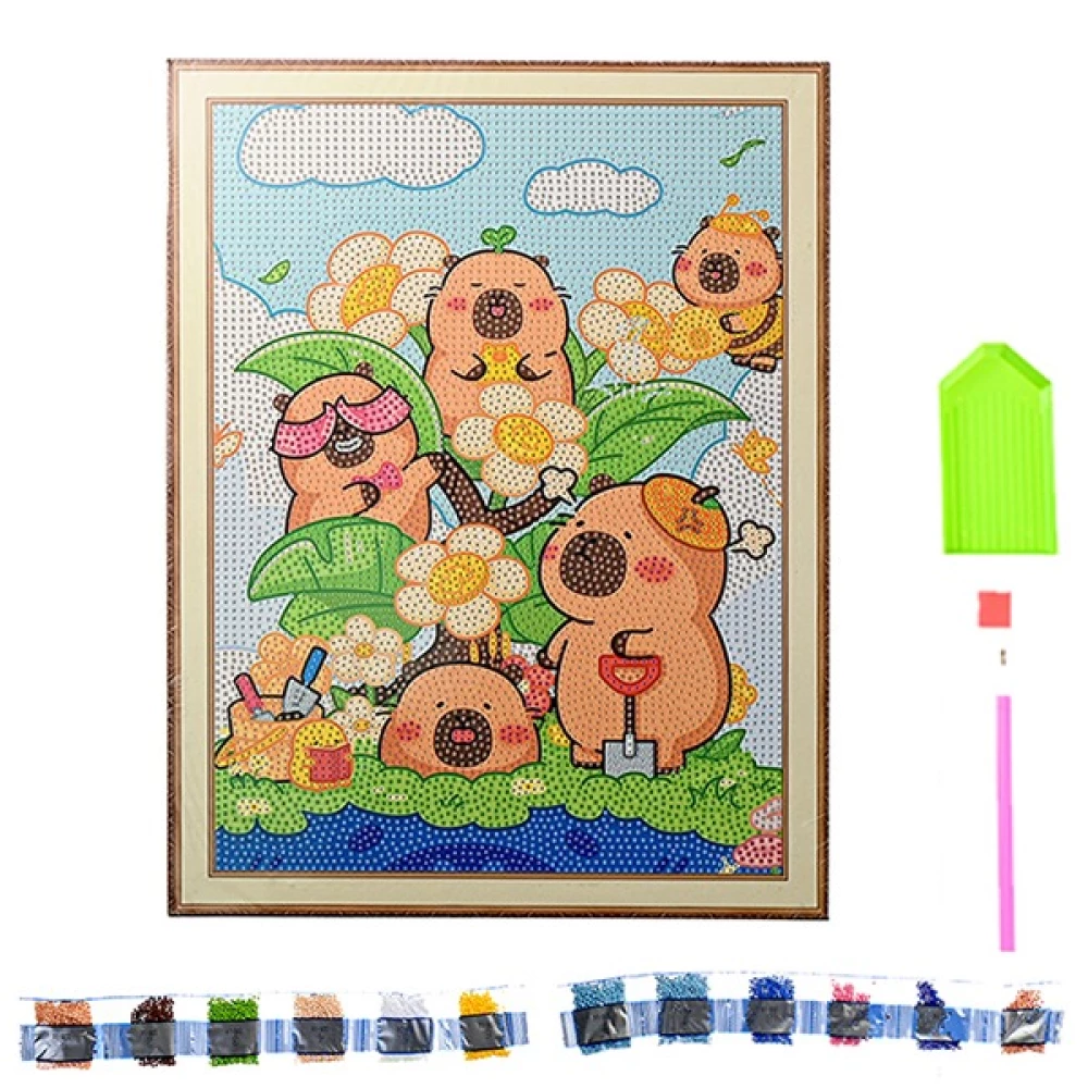 Diamantmosaik - Süßwassermeerschweinchen