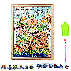 Diamantmosaik - Süßwassermeerschweinchen
