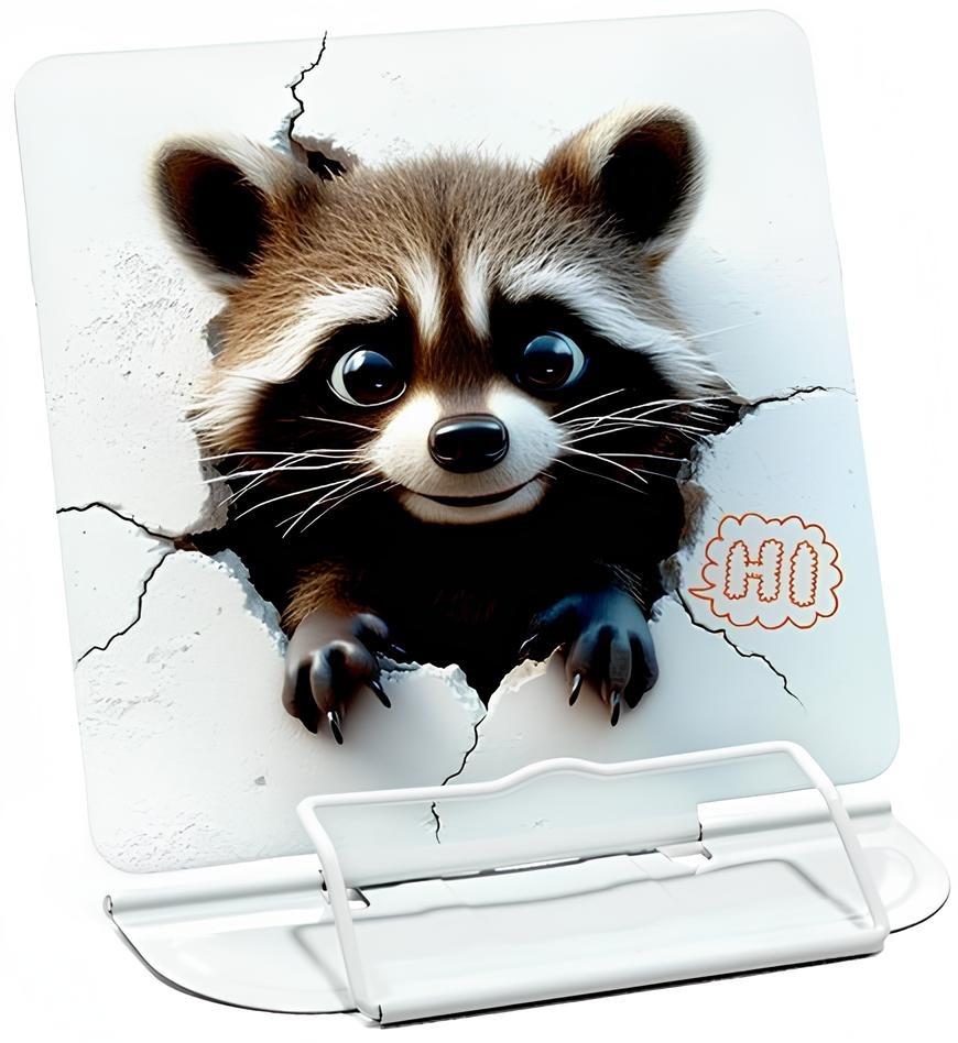 Bücherständer - Waschbär