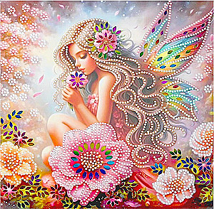 Алмазная мозаика - ФЕЯ, 30x30 см