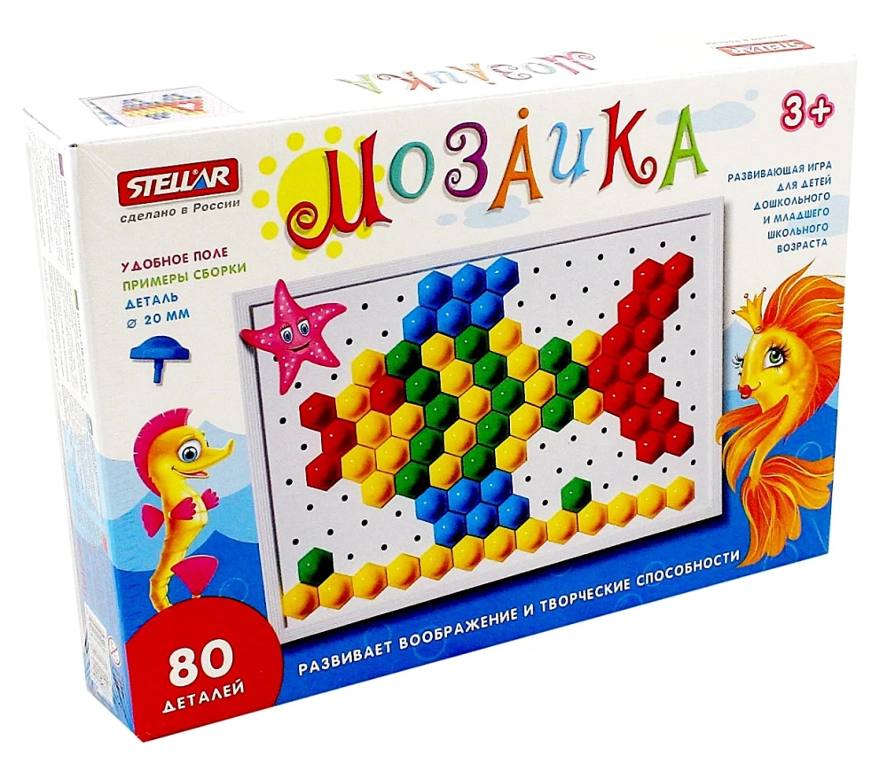 Stellarin mozaika, 80 elementų