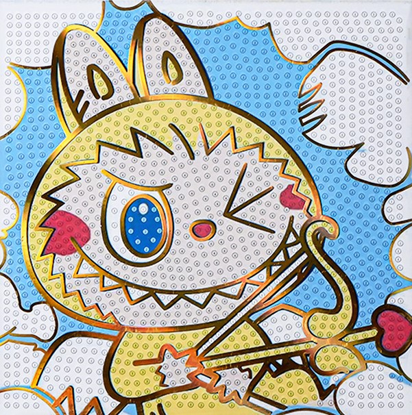 Mozaika diamentowa - Zębaty, 20x20, pełne wyłożenie