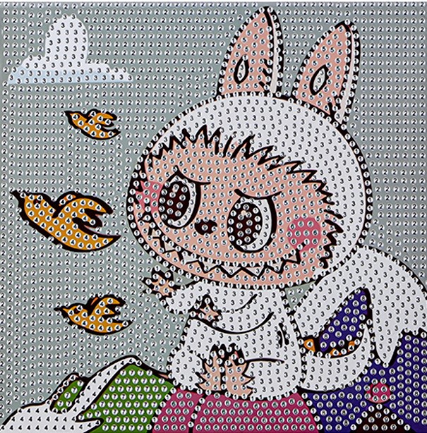 Mozaika diamentowa - Zębasty, 20x20, pełne wypełnienie