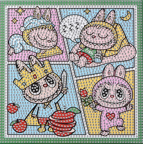 Mozaika diamentowa - Zębik, 20x20, pełne wypełnienie