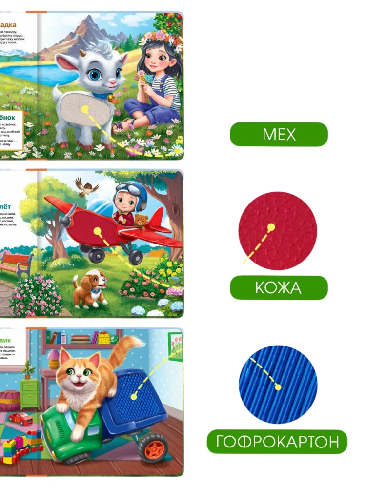 Talking tactile book. Touch. Listen. Toys