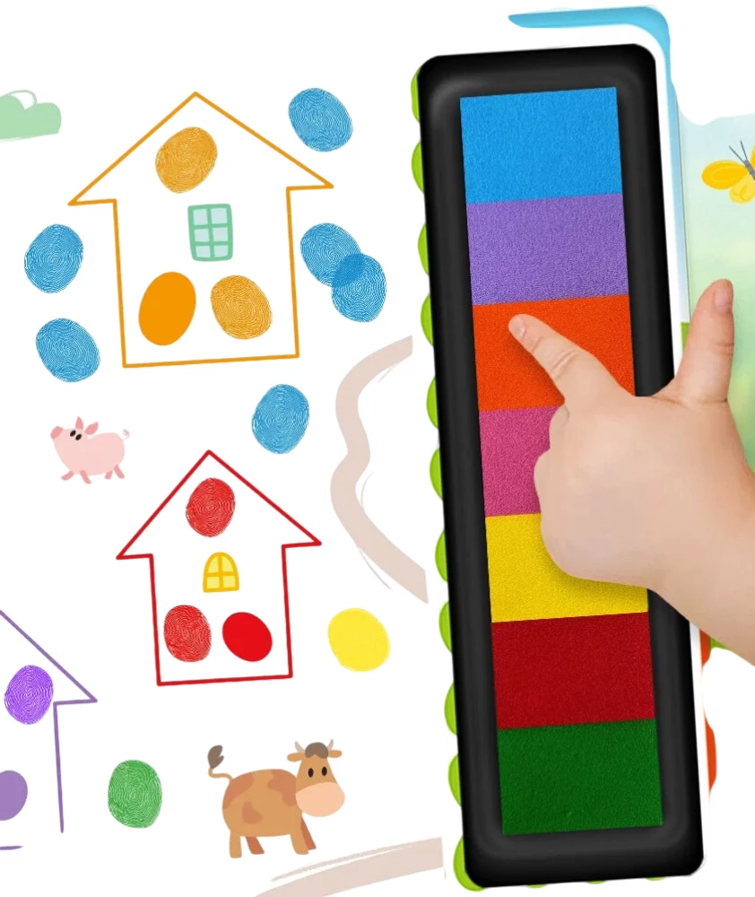 Finger Painting Book. Farm