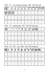 Японские иероглифы. Рабочая тетрадь для продвинутых. Уровень JLPT N1