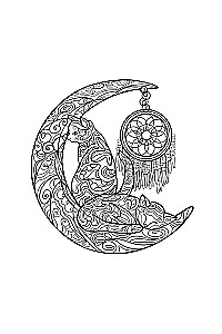 Котики в волшебном саду. Раскраска - антистресс