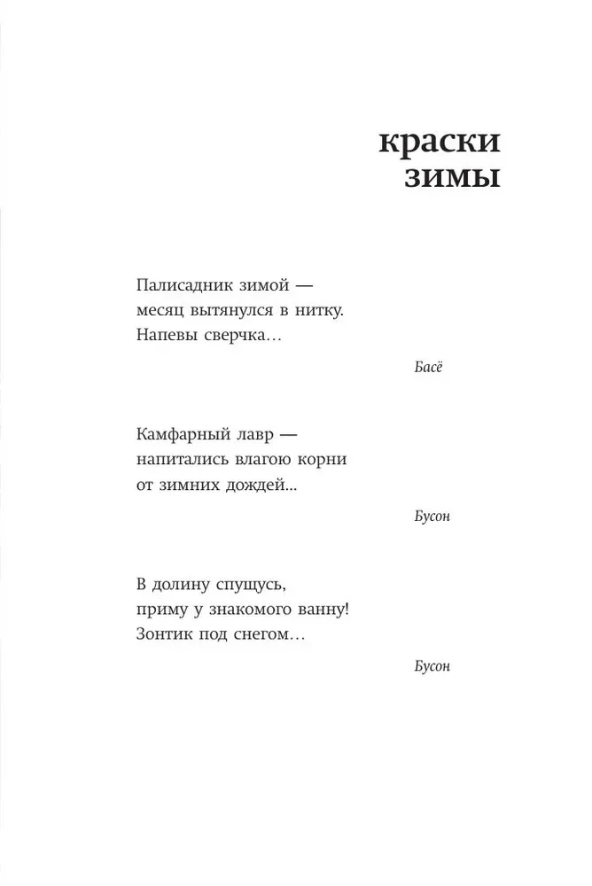Winter. Haiku
