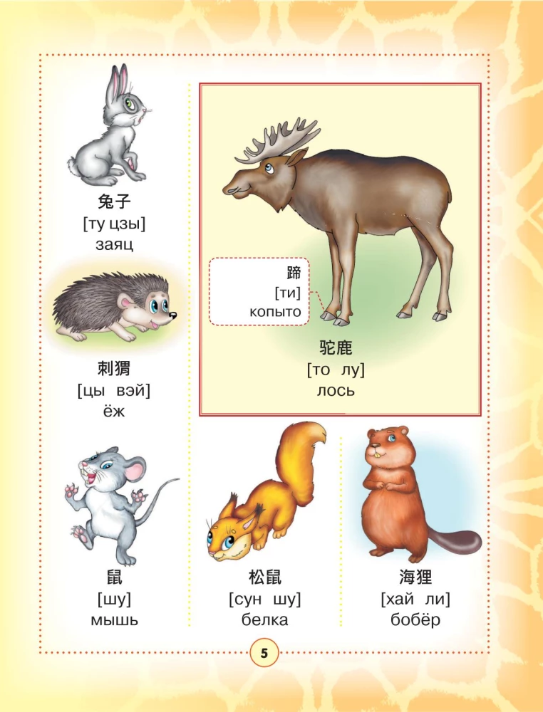 Ķīniešu-krievu vizuālais vārdnīca bērniem