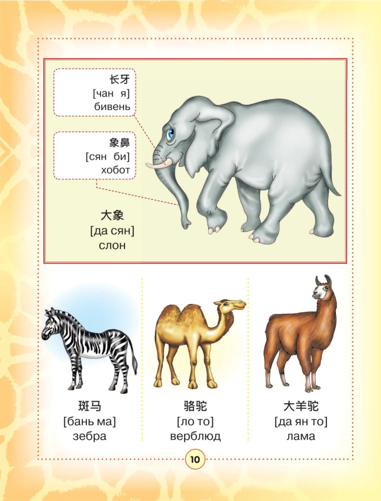 Ķīniešu-krievu vizuālais vārdnīca bērniem