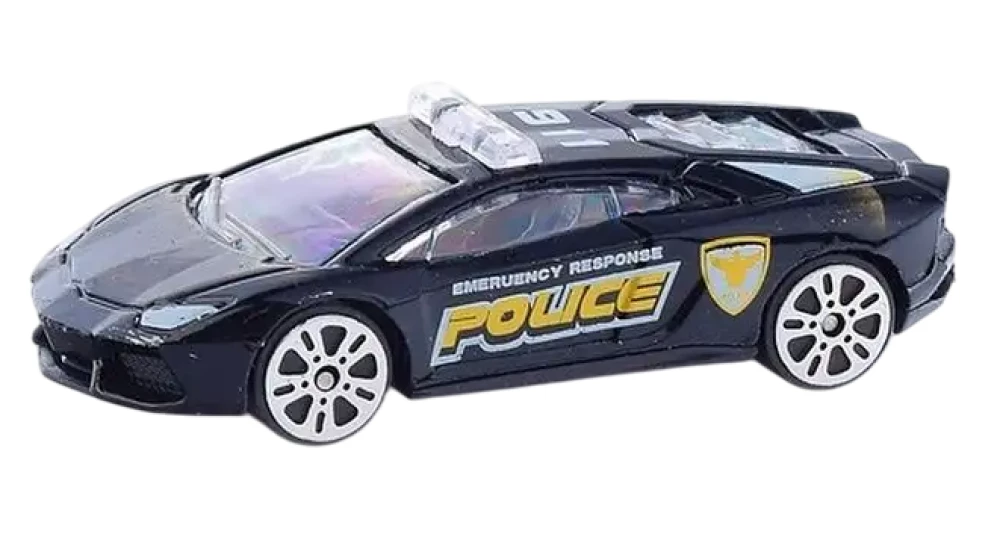 Automobilių rinkinys - Policija 1:64, 3 vnt