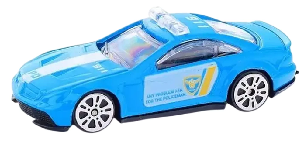 Automobilių rinkinys - Policija 1:64, 3 vnt