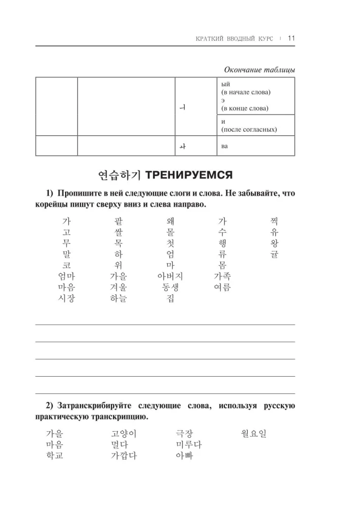 Samouczek języka koreańskiego