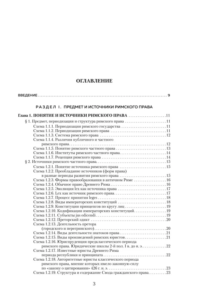 Roman Law in Schemes. Study Guide