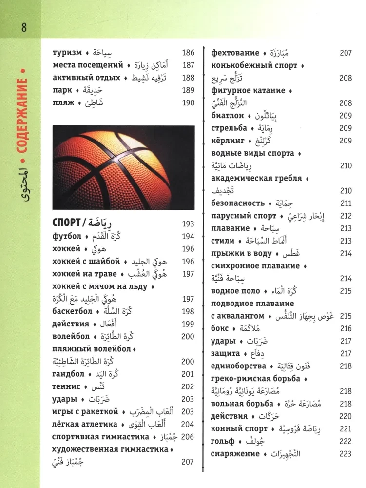 Арабско-русский визуальный словарь с транскрипцией