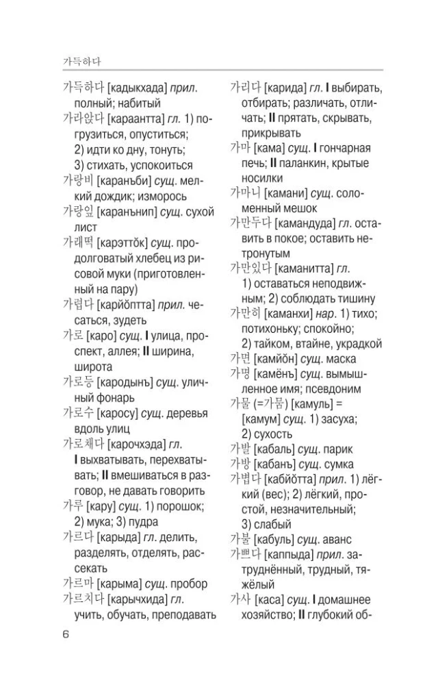 Korean-Russian. Russian-Korean Dictionary with Pronunciation