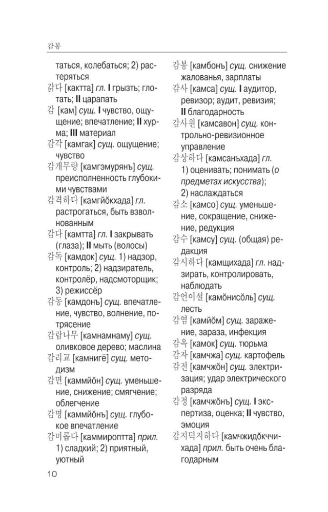 Korean-Russian. Russian-Korean Dictionary with Pronunciation