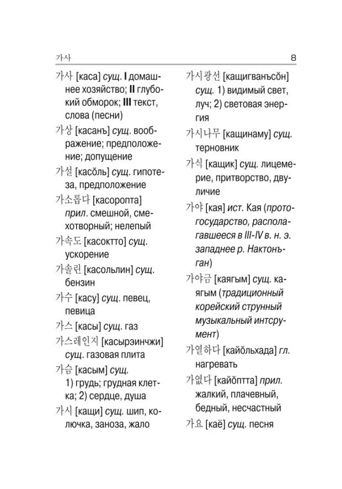 Korean-Russian, Russian-Korean Dictionary