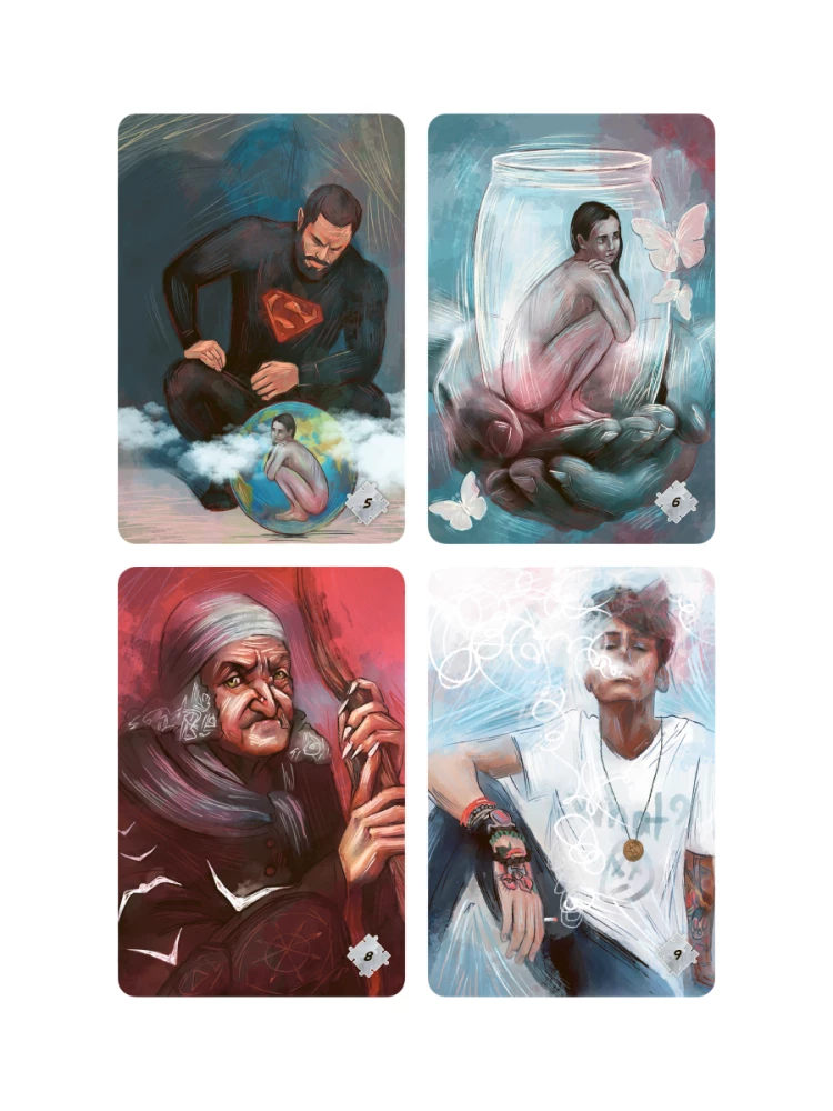 Metaphorical Associative Cards - Subpersonalities, 65 cards
