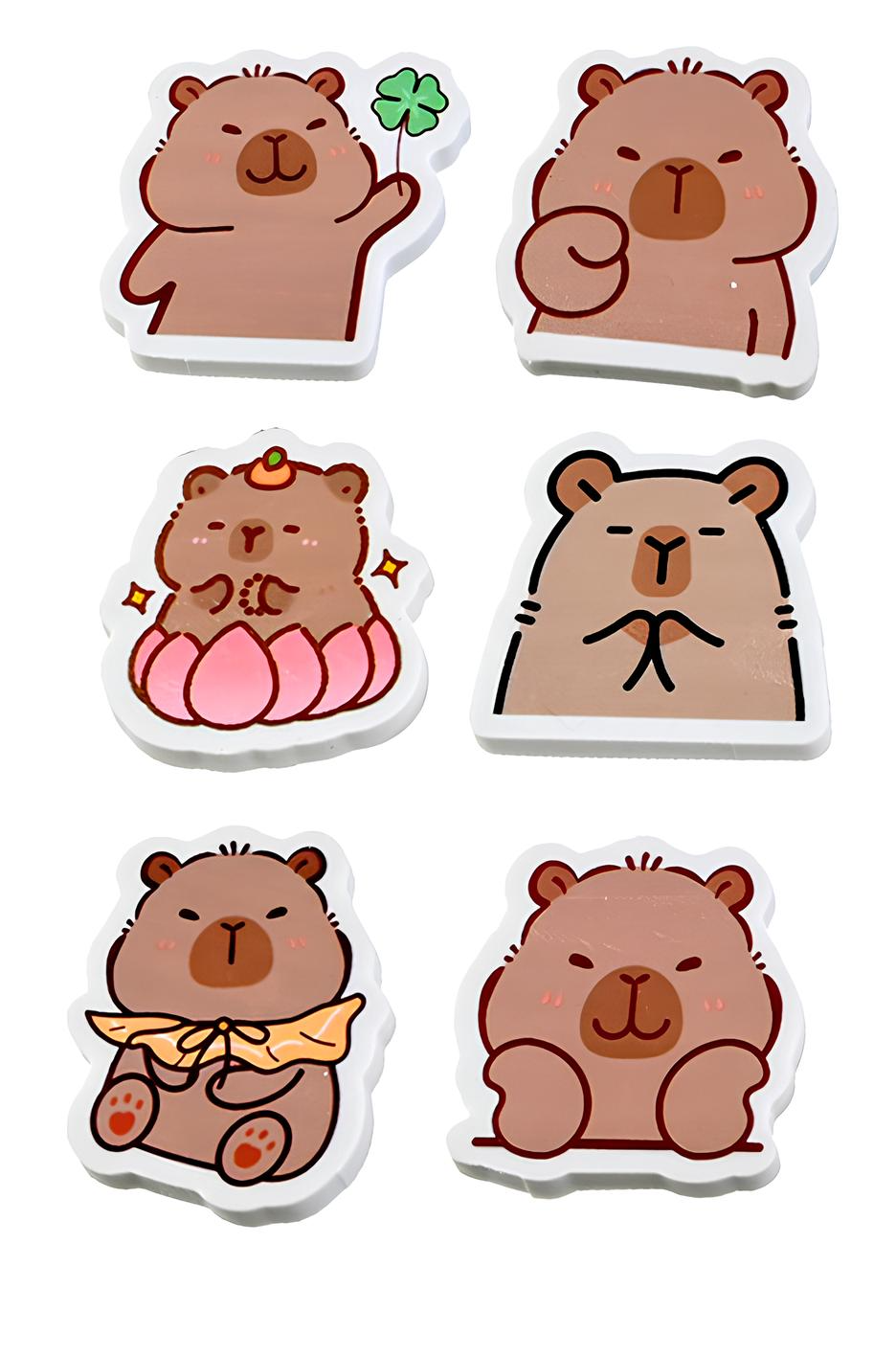 Radiergummi - Capybara, in verschiedenen Ausführungen