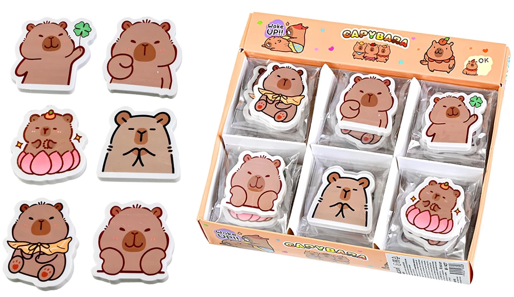 Gumka - Kapibara, w asortymencie