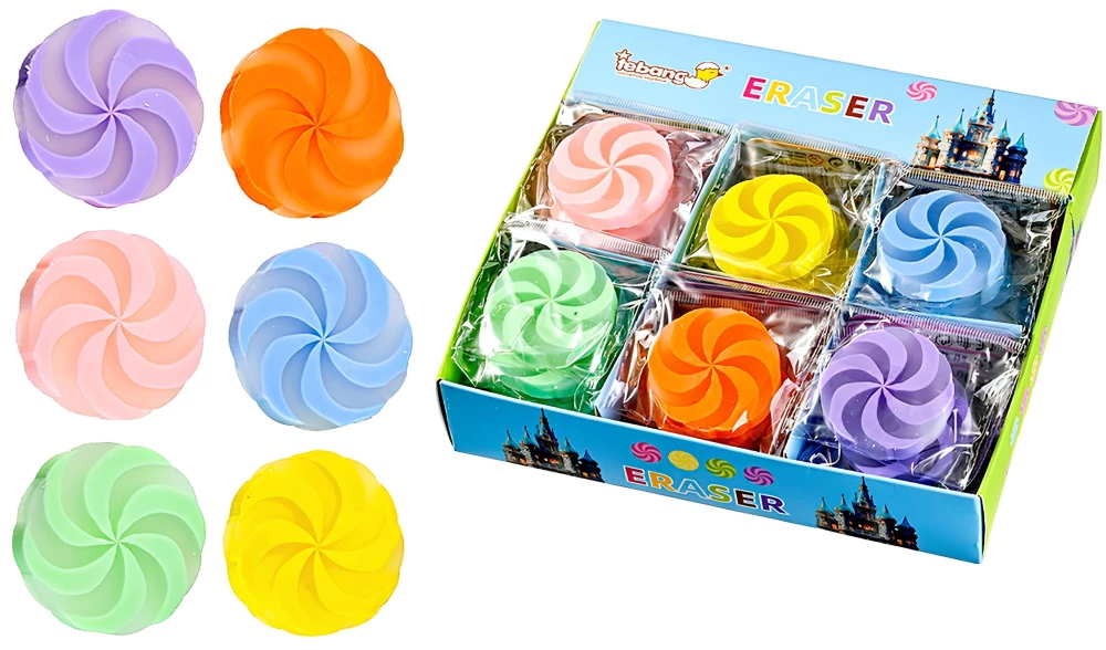 Eraser - Lollipop, assorted
