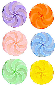 Eraser - Lollipop, assorted