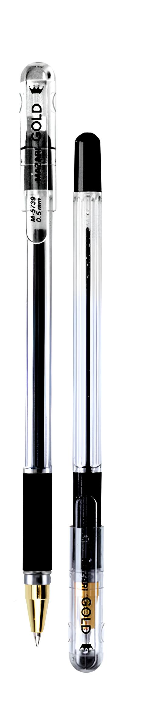 Ручка шариковая - Gold, чёрная