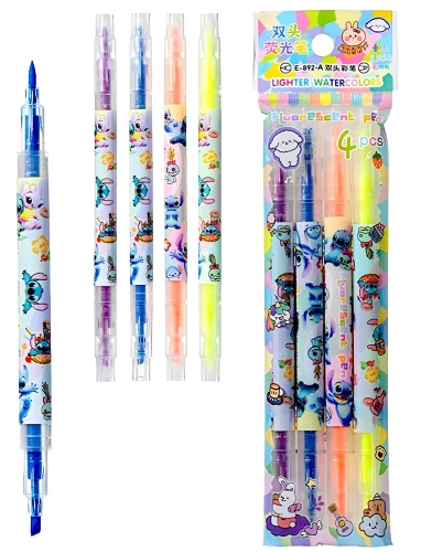 Highlighter Set - Ears, Double-Sided, Assorted