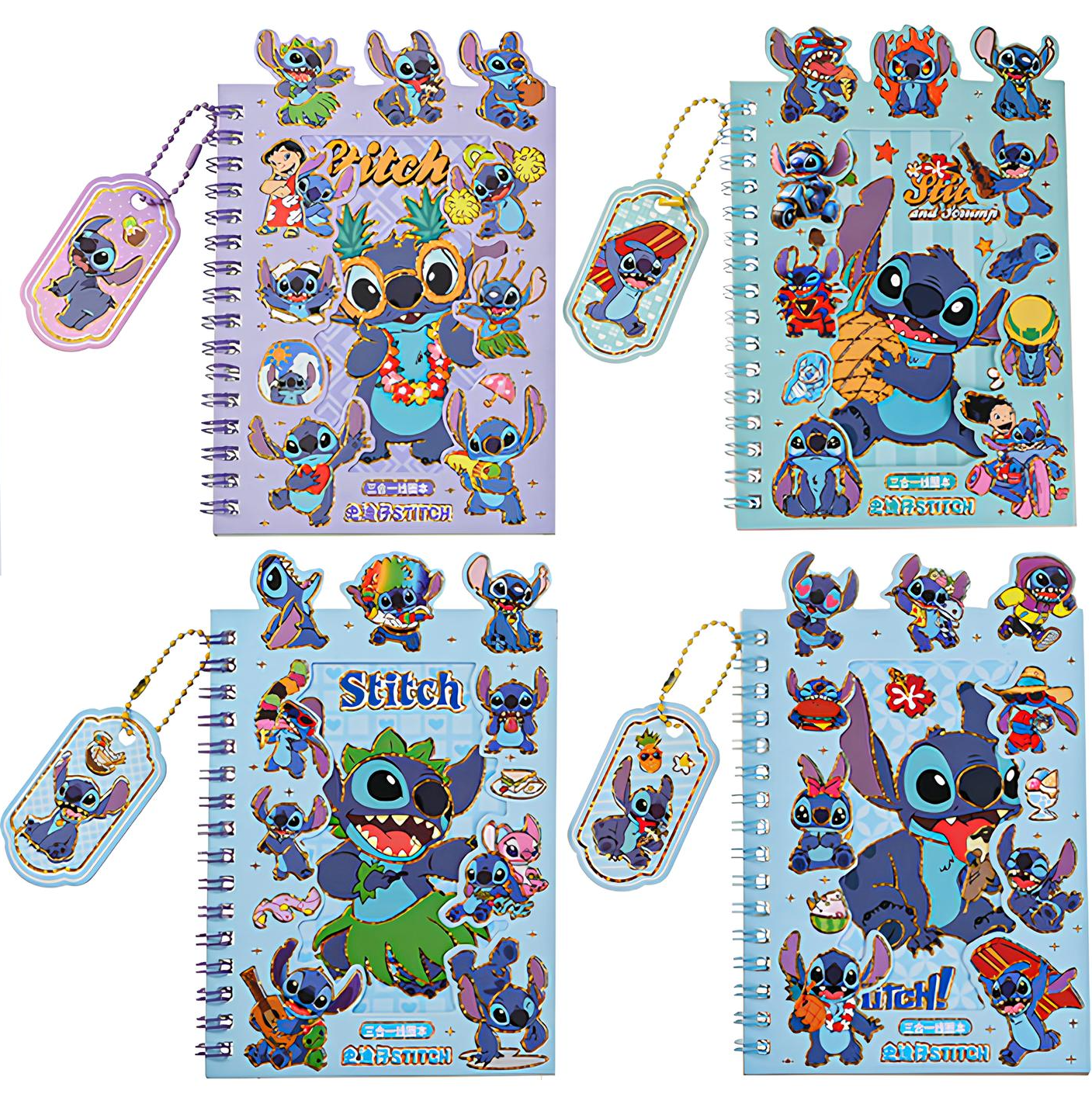 Notepad - Ears, 24 sheets, checkered, assorted