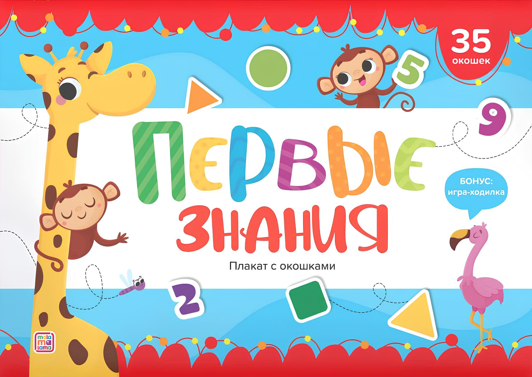 Plakāts ar logiem. Pirmās zināšanas