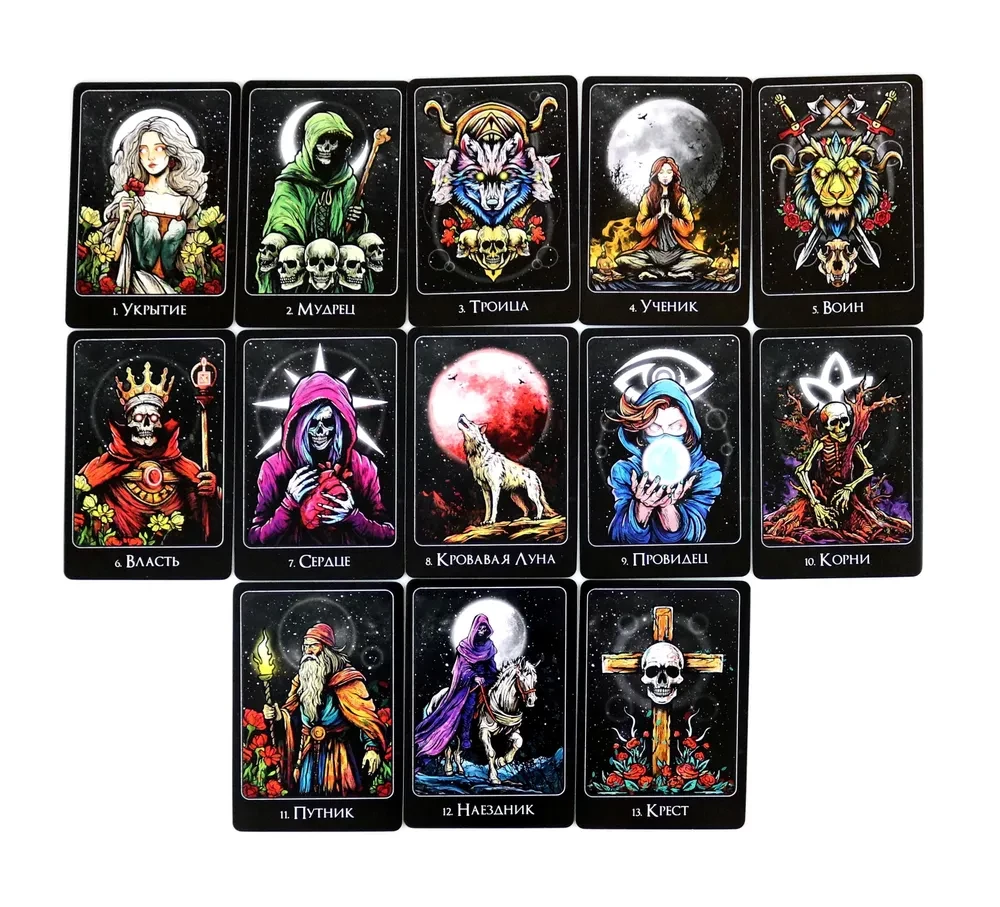 Orakel der Erde und Knochen (45 Karten + Anleitung)