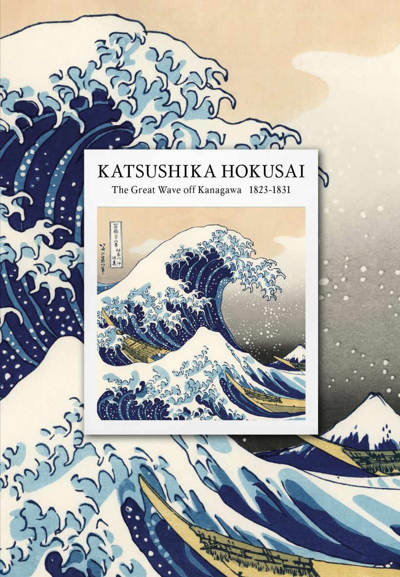 Neizdotais dienasgrāmata - Katsushika Hokusai, A5, 72 lapas