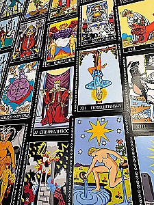 Tarot von Waite. Vollständiges Deck (78 Karten + 2 leere)