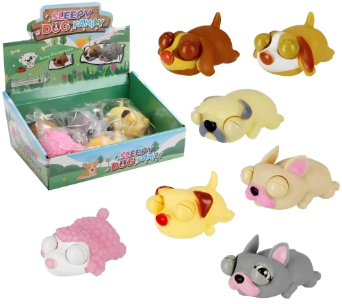 Stressspielzeug - Squeeed Eye Animal. Hund, in assortierten Farben