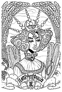 Tumedad Tarot. Värvimiseks mõeldud kaardipakk (78 kaarti)