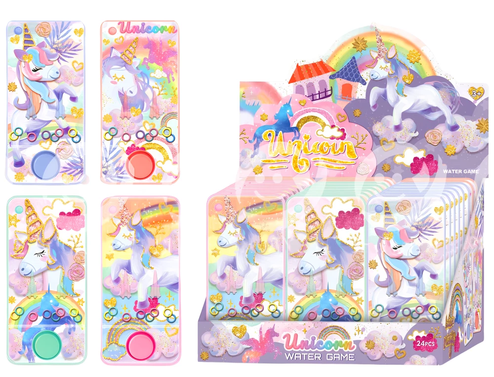 Wasser-Spielzeug mit Ringen - Einhorn, in Assortiment